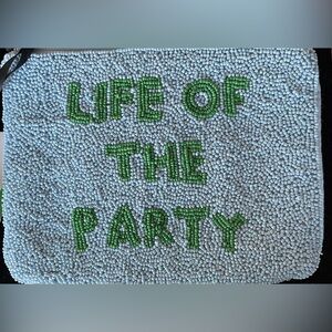 Kate Spade X Target " Life Of the Party Beaded Pouch NWT